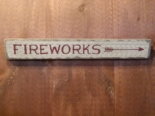 Fireworks arrow