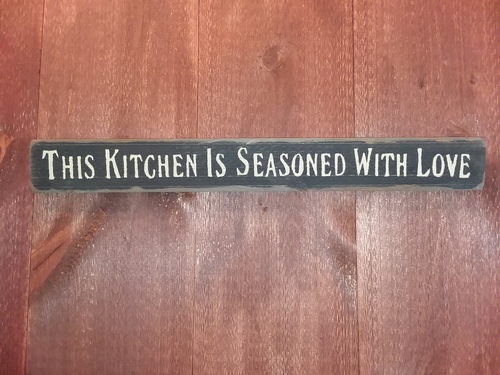 This kitchen is seasoned...