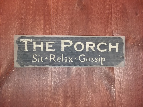 The Porch- Sit Relax Gossip