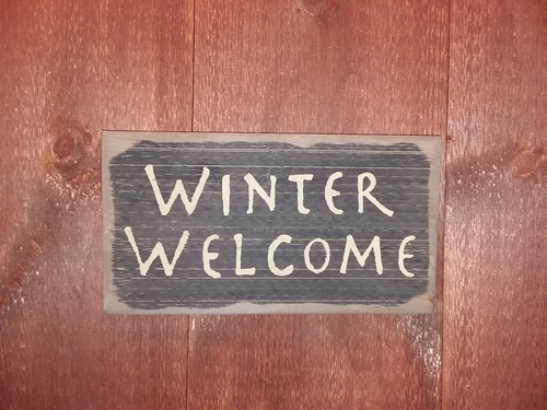 Winter Welcome (black)