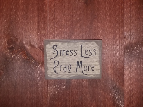 Stress Less Pray More