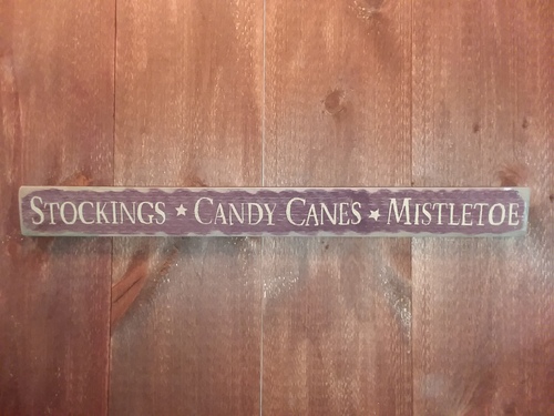 Stockings Candy Canes Mistletoe