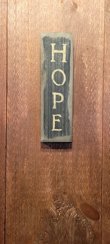 Hope (vertical) BLACK