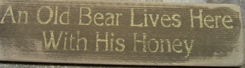 An old bear lives here...