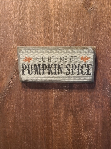 You had me at pumpkin spice