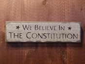 We believe in the constitution