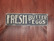 Fresh butter & eggs