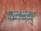 Splish splash...taking a bath