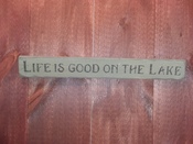 Life is good on the lake