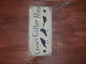 Crows gather here