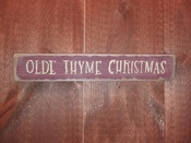 Olde Thyme Christmas