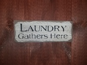 Laundry gathers here