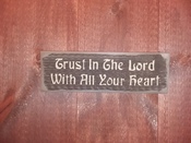 Trust in the Lord with...