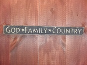 God Family Country