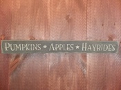 Pumpkins Apples Hayrides