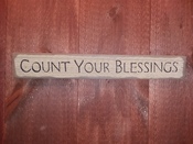 Count your blessings