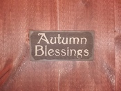 Autumn Blessings