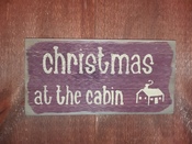 Christmas at the cabin