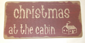 Christmas at the cabin