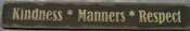 Kindness Manners Respect