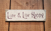 Love & live happy